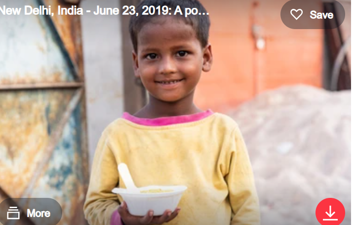 feed poor kids in india