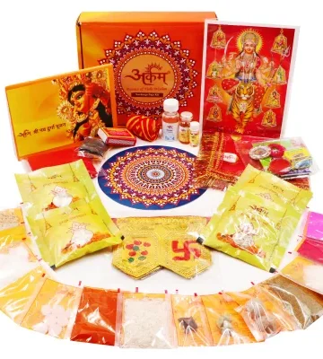 maa durga navratri puja kit