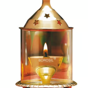 Borosil Akhand Brass Diya for mandir diwali pooja navratri diya akhand jot