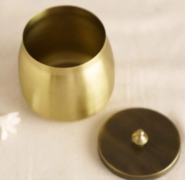 Brass storage box for spiritual life