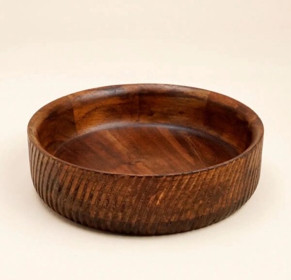 Wooden plate for spiritual life 
Organic bowl for salad 
Indian gifts - Image 3