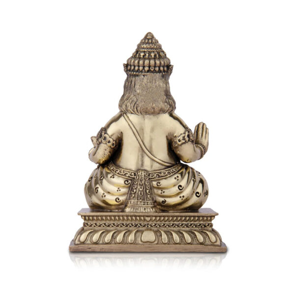 Kuber Murti Brass Idol Kuberan Idol for Pooja - Image 4