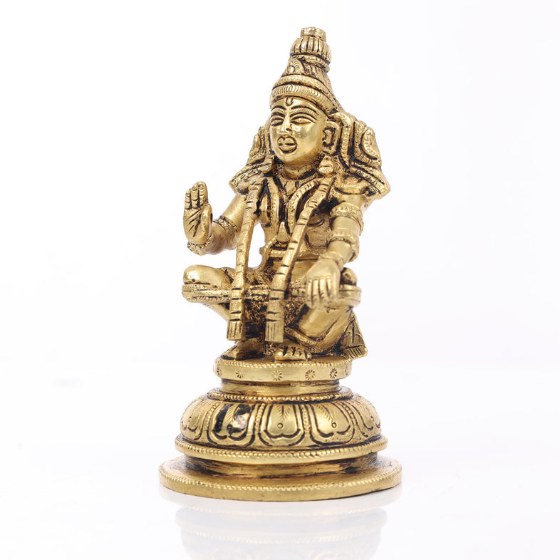 Ayyappan Brass Statue Idol for Pooja - Image 4