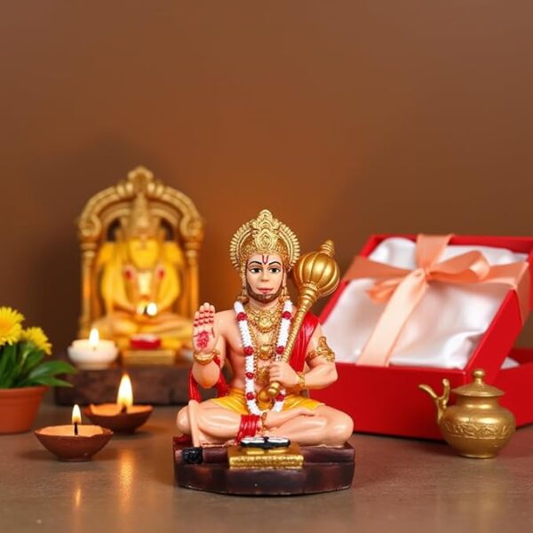 Hanuman Ji Murti for Car Dashboard Idol for Home Pooja - Image 3