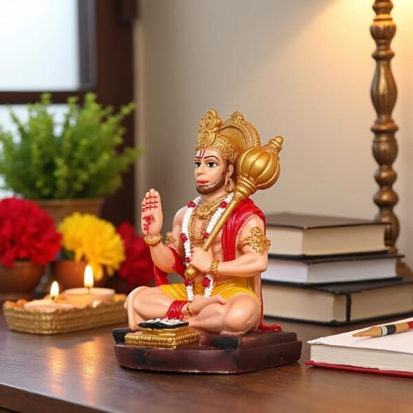 Hanuman Ji Murti for Car Dashboard Idol for Home Pooja - Image 2