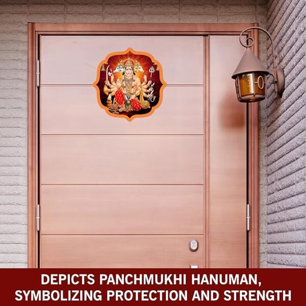 Panchmukhi Hanuman Sticker for Door Entrance - Image 10