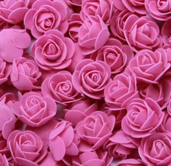 Artificial Small Foam Flowers Fake Foam Water Floating Flowers for Pooja