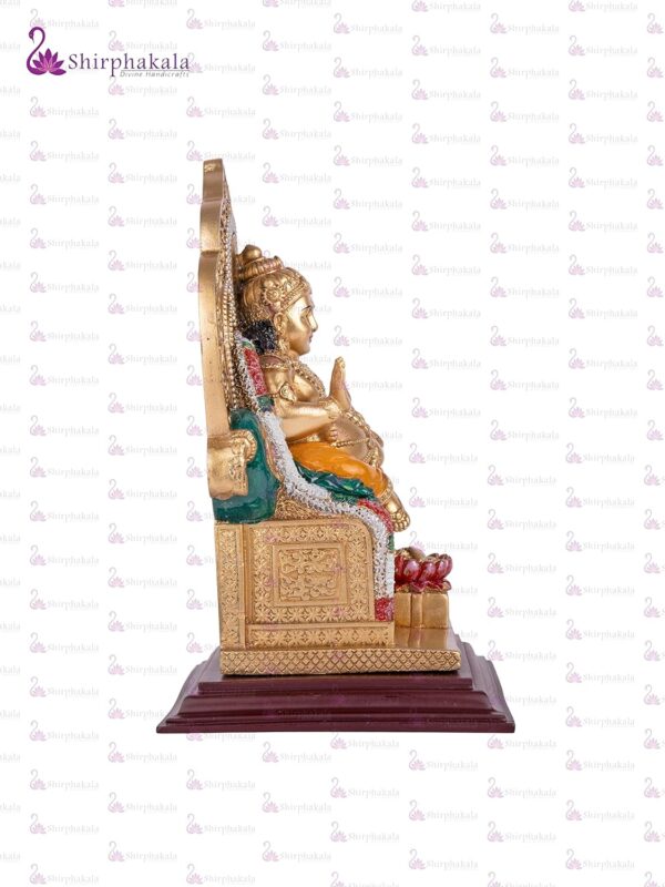 Divine Handicrafts Lord Kubera God Statue Resin Idol for Pooja - Image 5