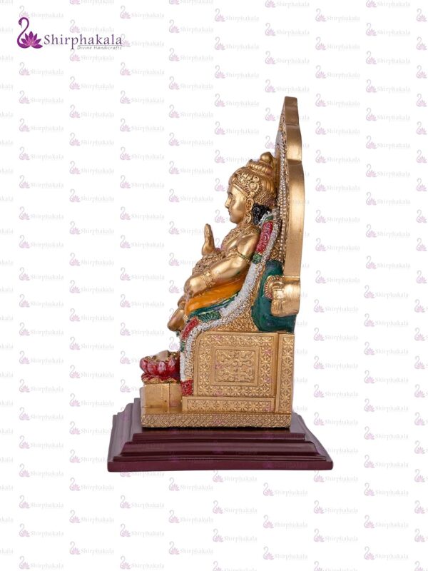 Divine Handicrafts Lord Kubera God Statue Resin Idol for Pooja - Image 6
