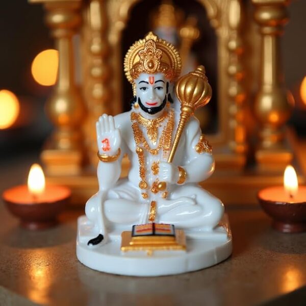 Hanuman Ji Murti for Car Dashboard Idol for Home Pooja - Image 8