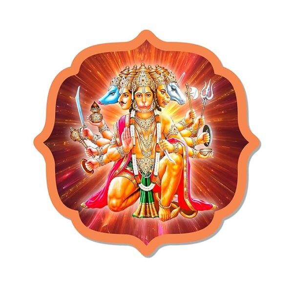 Panchmukhi Hanuman Sticker for Door Entrance - Image 5
