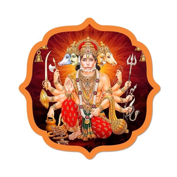 Panchmukhi Hanuman Sticker for Door Entrance - Image 11