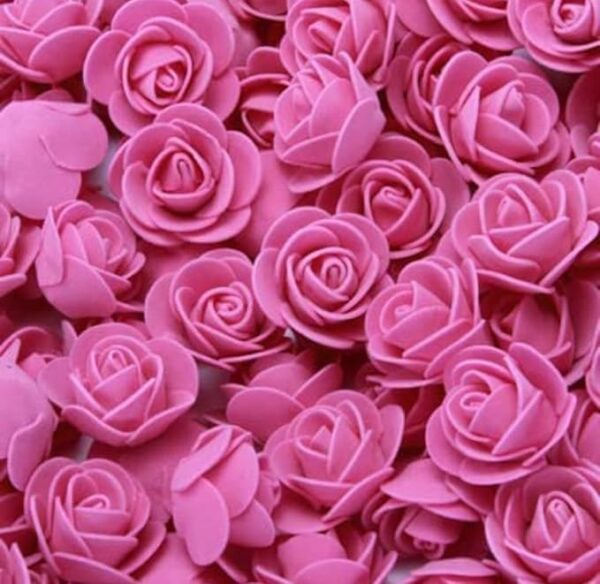 Artificial Small Foam Flowers Fake Foam Water Floating Flowers for Pooja - Image 8