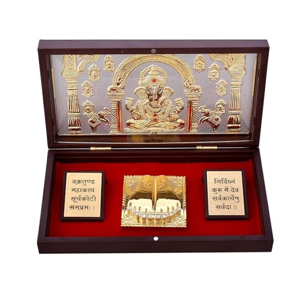 Charan Paduka Box for Pooja Weeding Gifts and House Warming - Image 3