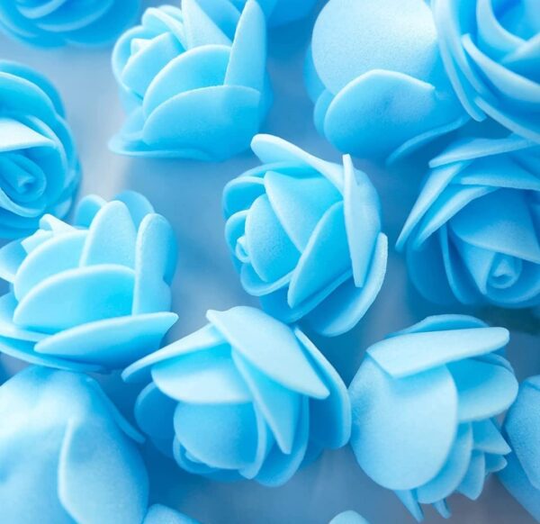 Artificial Small Foam Flowers Fake Foam Water Floating Flowers for Pooja - Image 13
