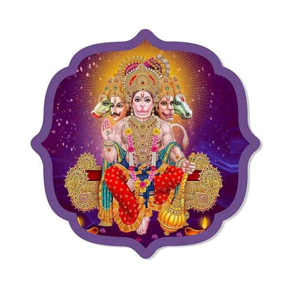 Panchmukhi Hanuman Sticker for Door Entrance - Image 3