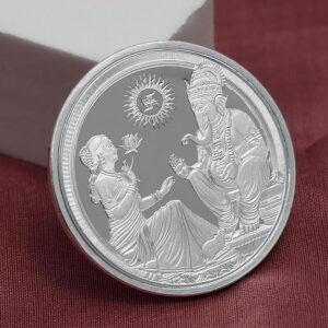 lakshmi and ganesh coin for diwali