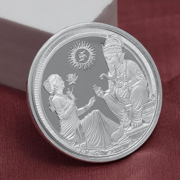 lakshmi and ganesh coin for diwali