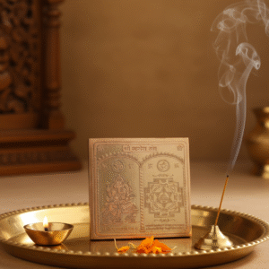 Shri Energised Ganesh Yantra Copper – Obstacle Removal & Prosperity Yantra