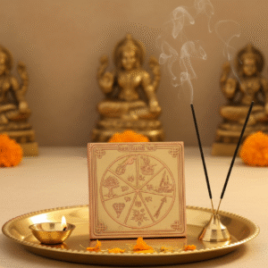 Shri Sarva Karya Siddhi Yantra Copper – Energized Vastu Yantra for Success, Wealth & Prosperity