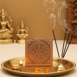 Maha Sudarshan Yantra Copper – Powerful Protection Yantra for Health, Wealth, and Prosperity