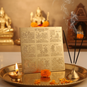 Navgraha Yantra Copper Original – Nine Planet Vastu Yantra for Health, Wealth & Prosperity