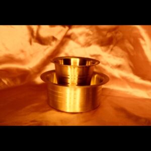 Pure Brass Dabra set 2 piece set