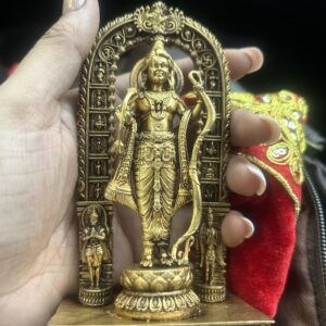 Shree Ram Lalla pure Brass Idol in gift box- best spiritual gift