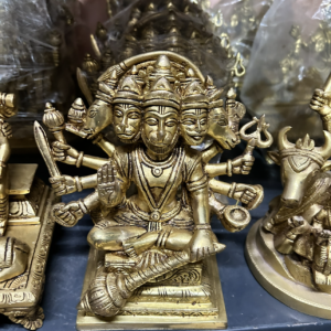 Pure brass 12 inches Punchmukhi hanuman ji idol