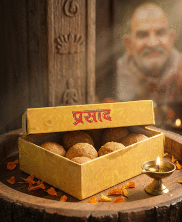 kainchi dham prasad ladoo box